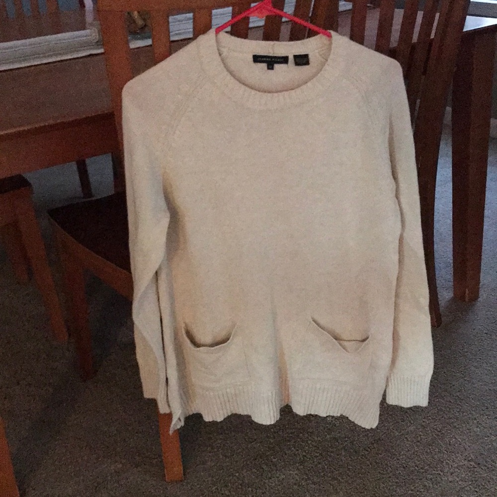 Jeanne Pierre Oatmeal Sweater Size Medium